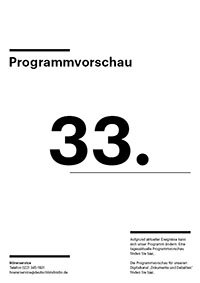 Bild mit der Aufschrift "Programmvorschau 33"
