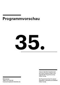 Bild mit der Aufschrift "Programmvorschau 35"