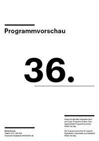 Bild mit der Aufschrift "Programmvorschau 36"