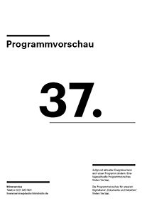 Bild mit der Aufschrift "Programmvorschau 37"