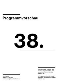 Bild mit der Aufschrift "Programmvorschau 38"