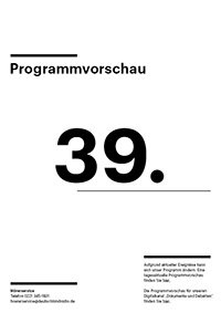 Bild mit der Aufschrift "Programmvorschau 39"