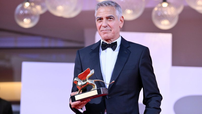 George Clooney nimmt Preis in Venedig entgegen