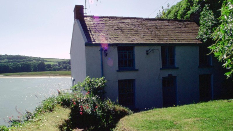 Dylan Thomas' Bootshaus in Wales